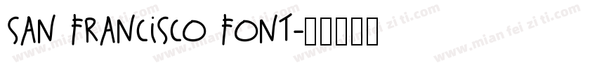 San Francisco Font字体转换
